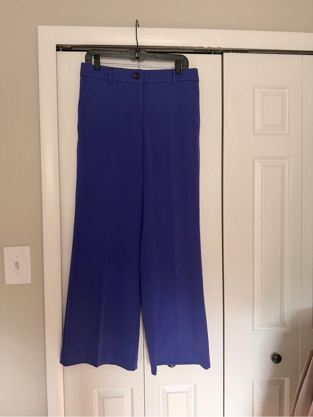 Classic Straight-Leg Women's Pants in Purple